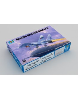 TRUMPETER 1/72 SCALE MODEL AIRCRAFT KIT - 01669 - RUSSIAN SU-33UB FLANKER D TR01669