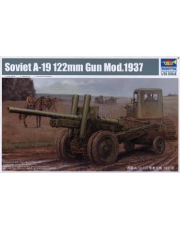TRUMPETER 1/35 PLASTIC MILITARY MODEL KIT - 02325 - SOVIET A-19 122mm GUN MOD 1931 / 1937