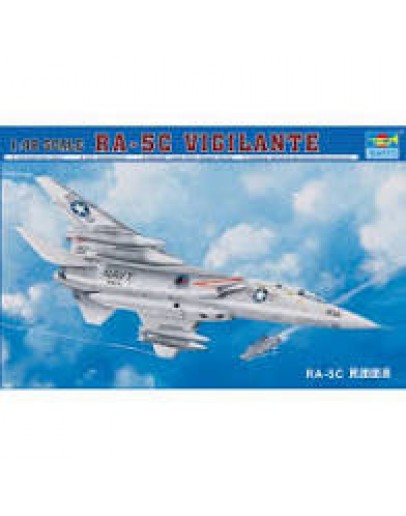 TRUMPETER 1/48 SCALE MODEL AIRCRAFT KIT - 02809 - RA-5C Vigilante