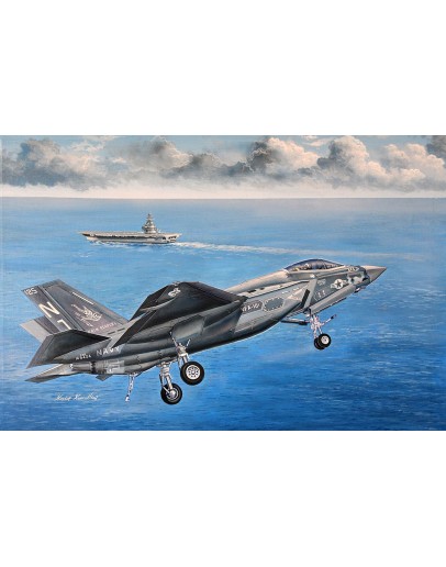 TRUMPETER 1/32 SCALE MODEL AIRCRAFT KIT - 03230 - LOCKHEED MARTIN F35C LIGHTNING II