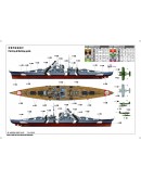 TRUMPETER 1/200 SCALE MODEL SHIP KIT - 03702 - German Bismark Battleship - NO ONLINE ORDERING - REFER DESCRIPTION BELOW