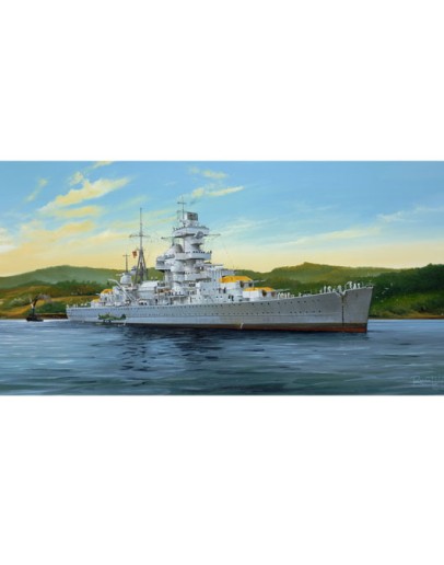 TRUMPETER 1/350 SCALE MODEL SHIP KIT - 05317 - GERMAN HEAVY CRUISER ADMIRAL HIPPER [1941]