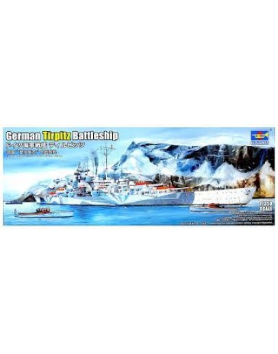 TRUMPETER 1/350 SCALE MODEL SHIP KIT  - 05359 GERMAN BATTLESHIP TIRPITZ TR05359