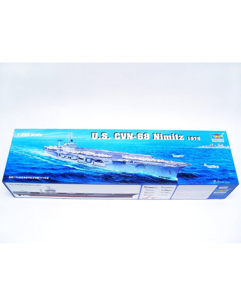 TRUMPETER 1/350 SCALE MODEL KIT U.S. CVN-68 Nimitz 1975