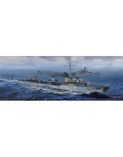 TRUMPETER 1/700 SCALE MODEL SHIP KIT - 05789 - GERMAN DESTROYER V-43 ZERSTORSER [1944]