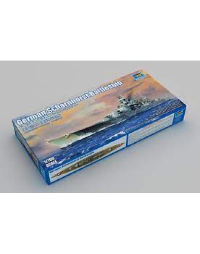 TRUMPETER 1/700 SCALE MODEL SHIP KIT - 06737 GERMAN SCHARNHORST BATTLESHIP TR06737