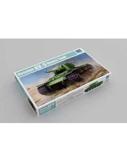 TRUMPETER 1/35 PLASTIC MILITARY MODEL KIT - 09563 - RUSSIAN KV-9 HEAVY TANK