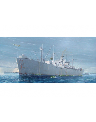 TRUMPETER 1/350 SCALE MODEL SHIP KIT - 05301 - WW2 Liberty Ship S.S. Jeremiah O'Brien
