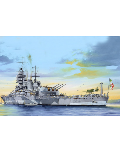 TRUMPETER 1/350 SCALE MODEL SHIP KIT - 05318 - Italian Navy Battleship RN Roma