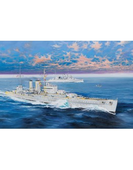 TRUMPETER 1/350 SCALE MODEL SHIP KIT - 05350 - HMS Exeter