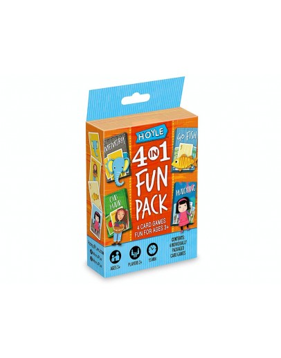 GAMES - USP02417 - 4 IN 1 FUN PACK KIDS CARD GAME USP02417