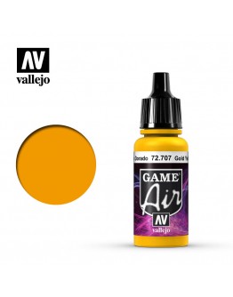 VALLEJO GAME AIR ACRYLIC PAINT - 72.707 - GOLD YELLOW (17ML)