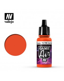 VALLEJO GAME AIR ACRYLIC PAINT - 72.709 - HOT ORANGE (17ML)