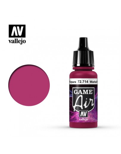 VALLEJO GAME AIR ACRYLIC PAINT - 72.714 - WARLORD PURPLE (17ML)