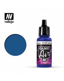 VALLEJO GAME AIR ACRYLIC PAINT - 72.722 - ULTRAMARINE BLUE (17ML)