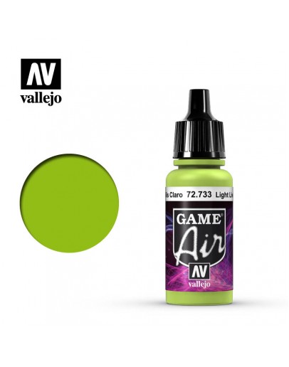 VALLEJO GAME AIR ACRYLIC PAINT - 72.733 - LIGHT LIVERY GREEN (17ML)
