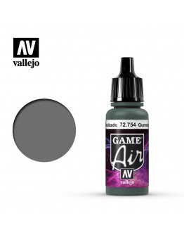 VALLEJO GAME AIR ACRYLIC PAINT - 72.754 - GUNMETAL (17ML)
