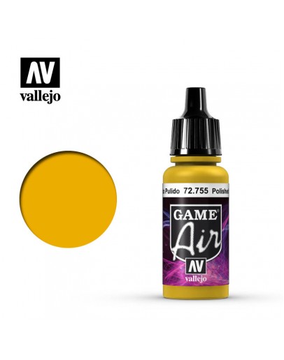VALLEJO GAME AIR ACRYLIC PAINT - 72.755 - POLISHED GOLD (17ML)