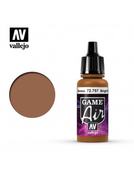 VALLEJO GAME AIR ACRYLIC PAINT - 72.757 - BRIGHT BRONZE (17ML)
