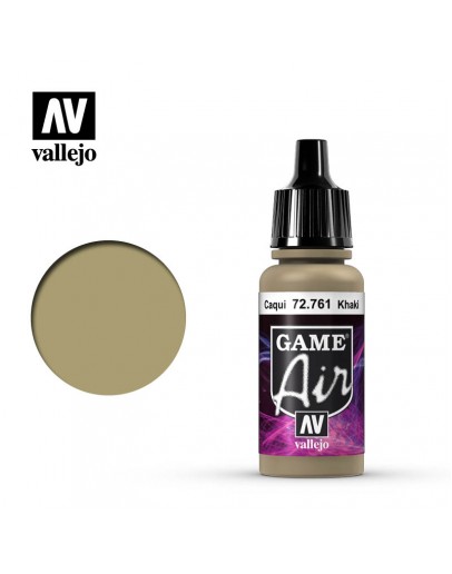 VALLEJO GAME AIR ACRYLIC PAINT - 72.761 - KHAKI (17ML)