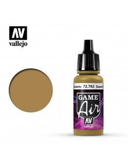 VALLEJO GAME AIR ACRYLIC PAINT - 72.763 - DESERT YELLOW (17ML)