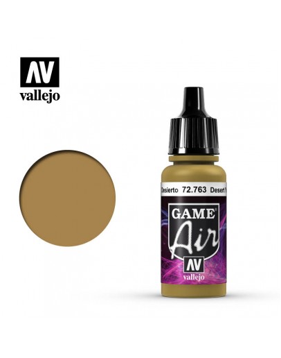 VALLEJO GAME AIR ACRYLIC PAINT - 72.763 - DESERT YELLOW (17ML)