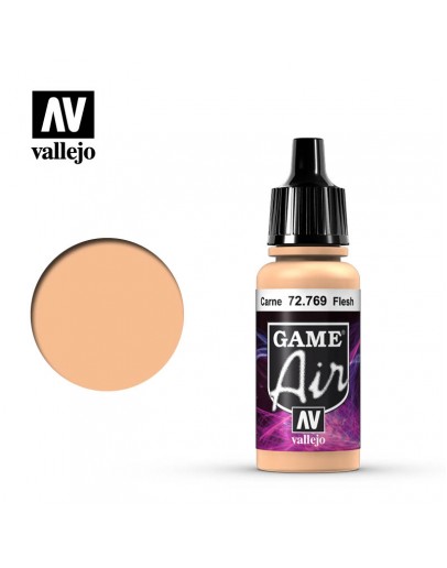 VALLEJO GAME AIR ACRYLIC PAINT - 72.769 - FLESH (17ML)