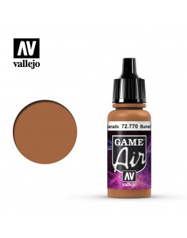 VALLEJO GAME AIR ACRYLIC PAINT - 72.770 - BURNED FLESH (17ML)