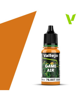 VALLEJO GAME AIR ACRYLIC PAINT - 76.007 - GOLD YELLOW (18ML)