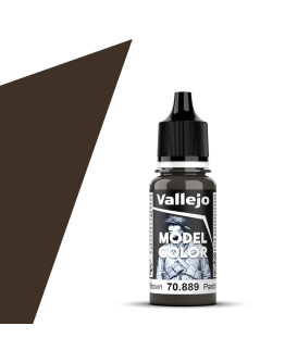 VALLEJO MODEL COLOR ACRYLIC PAINT - 130 - Olive Brown (17ml) **