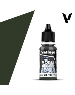 VALLEJO MODEL COLOR ACRYLIC PAINT - 084 - Bronze Green (17ml) **