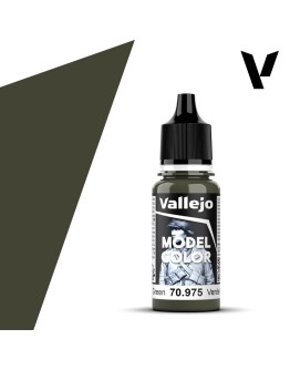 VALLEJO MODEL COLOR ACRYLIC PAINT - 096 - Military Green (17ml) **