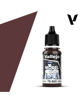 VALLEJO MODEL COLOR ACRYLIC PAINT - 164 - Hull Red (17ml) **