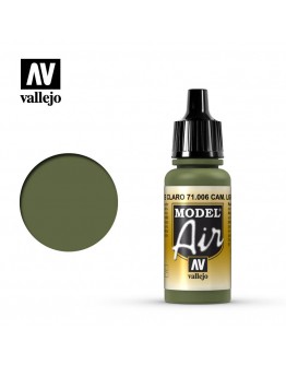 VALLEJO MODEL AIR ACRYLIC PAINT - 71.006 - LIGHT GREEN CHROMATE (17ML)