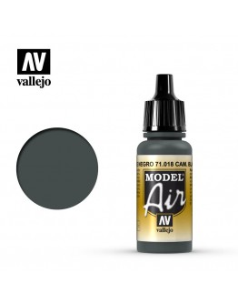 VALLEJO MODEL AIR ACRYLIC PAINT - 71.018 - BLACK GREEN (17ML)