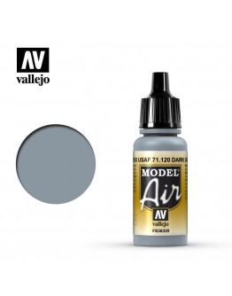 VALLEJO MODEL AIR ACRYLIC PAINT - 71.120 - DARK GHOST GREY (17ML)