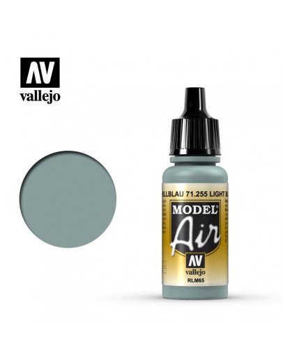 VALLEJO MODEL AIR ACRYLIC PAINT - 71.255 - LIGHT BLUE RLM65 (17ML)