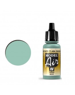 VALLEJO MODEL AIR ACRYLIC PAINT - 71.404 - Num. 1 Sky Blue “Duck Egg Blue” (17ML)