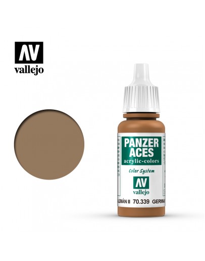 VALLEJO PANZER ACES ACRYLIC PAINT - 70.339 - GERMAN TANK CREW HIGHLIGHTS II (17ML)