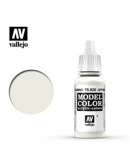 VALLEJO MODEL COLOR ACRYLIC PAINT - 004 - Off-White (17ml)