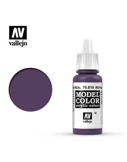 VALLEJO MODEL COLOR ACRYLIC PAINT - 045 - Royal Purple (17ml)