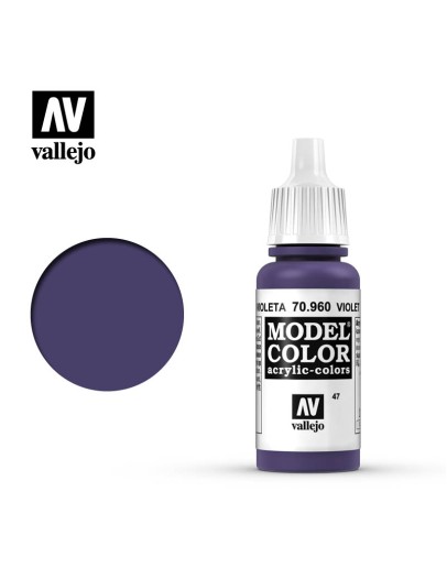 VALLEJO MODEL COLOR ACRYLIC PAINT - 047 - Violet (17ml)