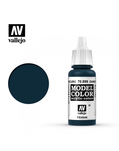 VALLEJO MODEL COLOR ACRYLIC PAINT - 050 - Dark Prussian Blue (17ml)