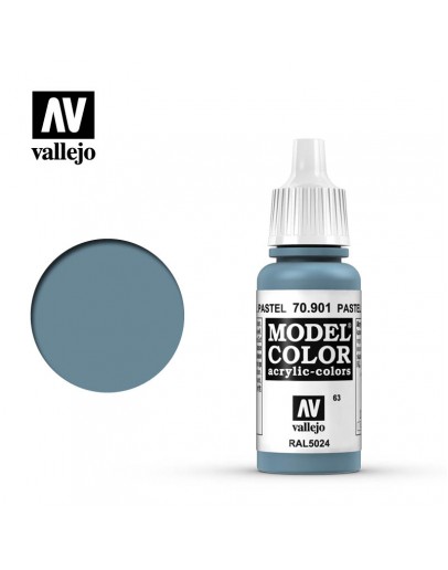 VALLEJO MODEL COLOR ACRYLIC PAINT - 063 - Pastel Blue (17ml)