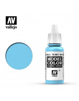 VALLEJO MODEL COLOR ACRYLIC PAINT - 067 - Sky Blue (17ml)