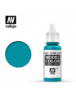VALLEJO MODEL COLOR ACRYLIC PAINT - 068 - Light Turquoise (17ml)