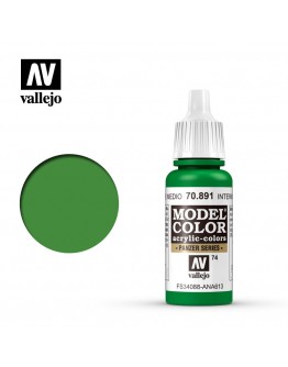 VALLEJO MODEL COLOR ACRYLIC PAINT - 074 - Intermediate Green (17ml)