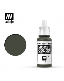 VALLEJO MODEL COLOR ACRYLIC PAINT - 089 - Military Green (17ml)