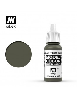 VALLEJO MODEL COLOR ACRYLIC PAINT - 092 - Olive Gray (17ml)