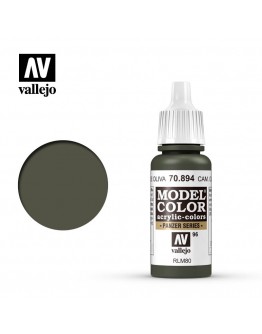 VALLEJO MODEL COLOR ACRYLIC PAINT - 096 - Camouflage Olive Green (17ml)